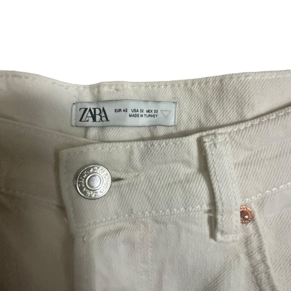 Zara Men Paint Spatter Ripped White Multi Colored Jeans - Picture 10 of 16